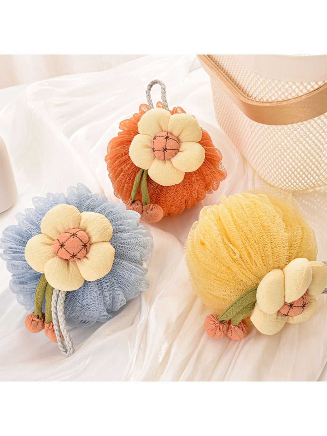 Papo - Cartoon Sun Bath Mesh Puff Soft Foaming Scrub