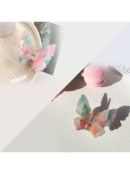 Beau elegant butterfly claw clip with smooth finish and delicate butterfly shape