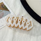 Beau - Diamond Shaped Openwork Claw Clip