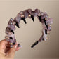 Gifty - Irregular Beaded Sheer Fabric Headband