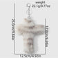 Keypus - Y2K Plush Cross Shape Bag Charm Keychain