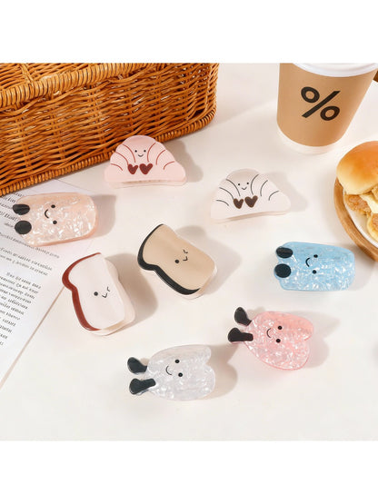 Beau - Cute Bread Shaped Hair Claw Clip