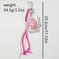 Keypus - Pink Cartoon Turtle Pendant Keychain