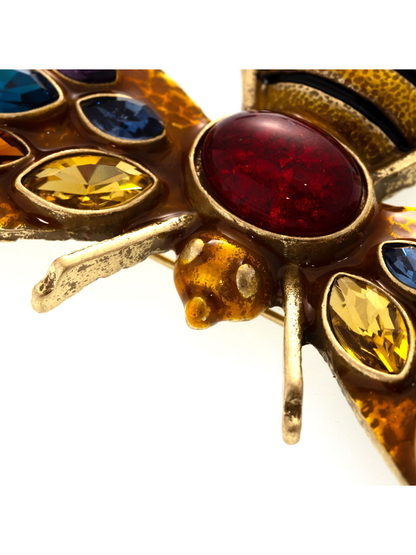 Brovia - Retro Insect Alloy Enamel Detail Brooch