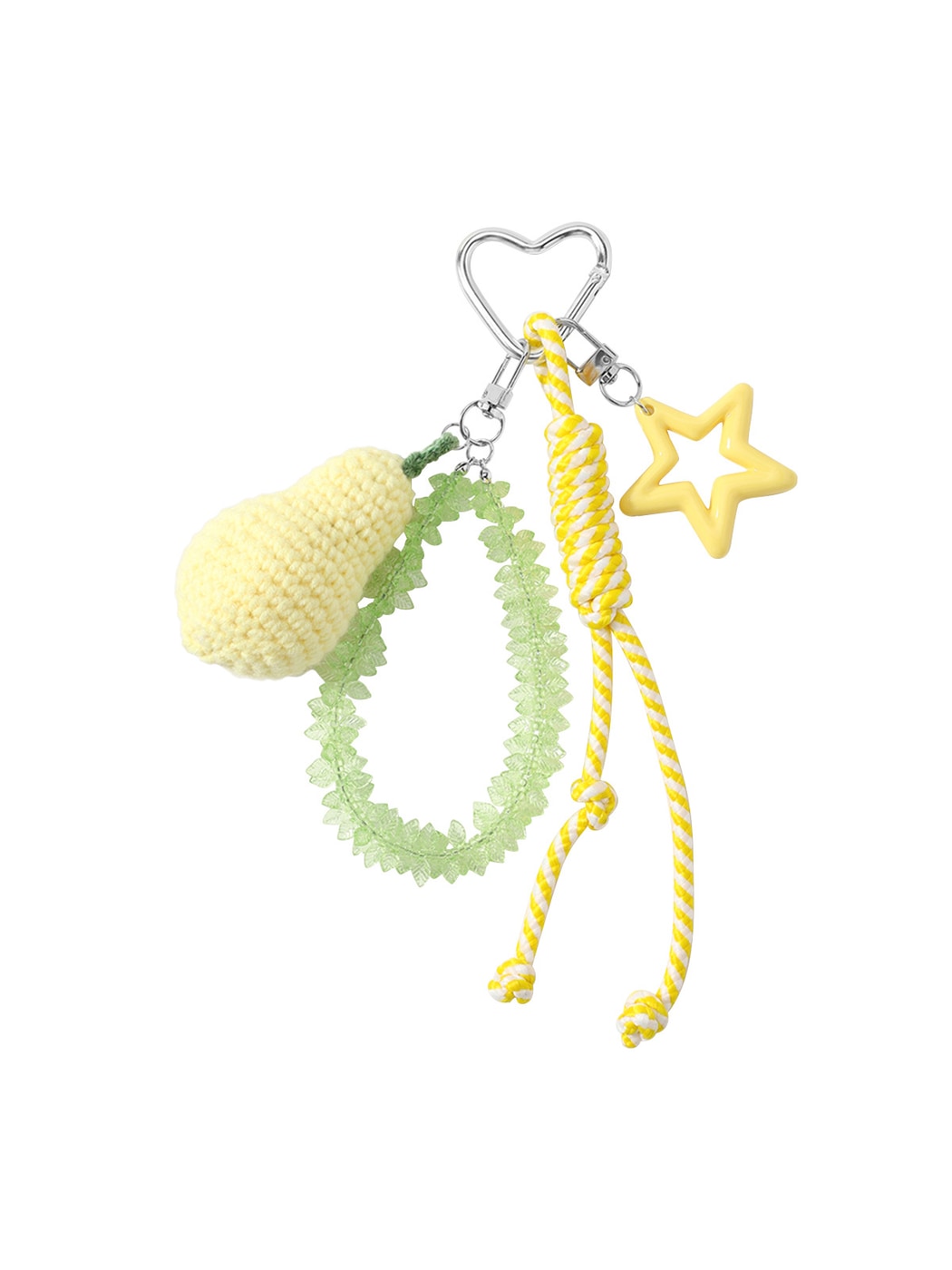 Keypus - Y2K Fruit Star Charm Key Ring Accessory Keychain