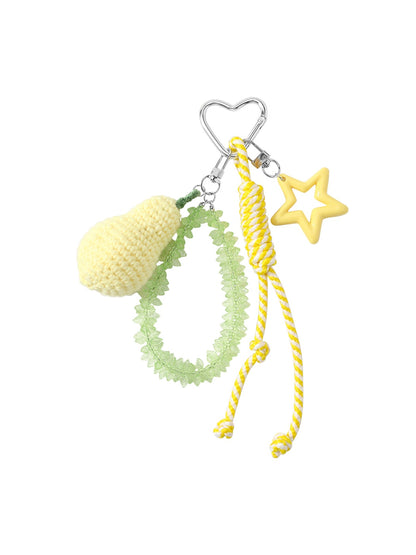 Keypus - Y2K Fruit Star Charm Key Ring Accessory Keychain