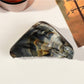 Beau - Marble Pattern Triangular Hair Claw