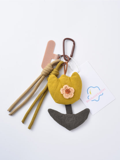 Keypus - Cute Elegant Tulip Flower Keychain