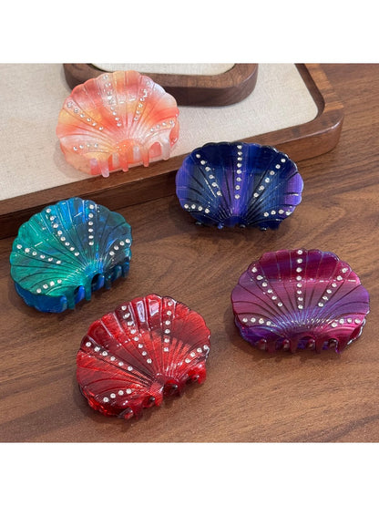 Beau - Shell Acetate Hair Claw Clip Ocean Breeze