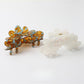 Beau - Flower Shape PVC Painted Finish Claw Clip