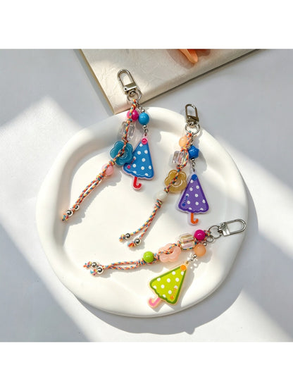 Keypus - Umbrella Pendant Acrylic Cartoon Bag Charm Keychain