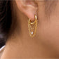 Earedge - Dainty Chain & Tassel Drop Earrings