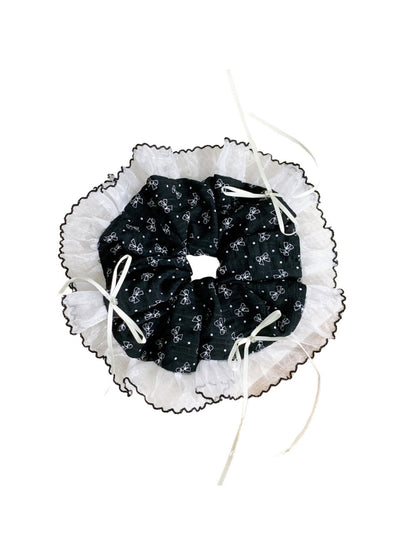 Gifty - Elegant Bow Pattern Scrunchies for Women Lace