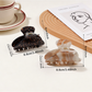 Beau - Retro Textured Geometric Hair Claw Clip
