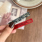 Beau - Simple Short Bar PVC Side Hair Clip Set