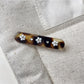 Beau - Floral Rectangular Hair Clip