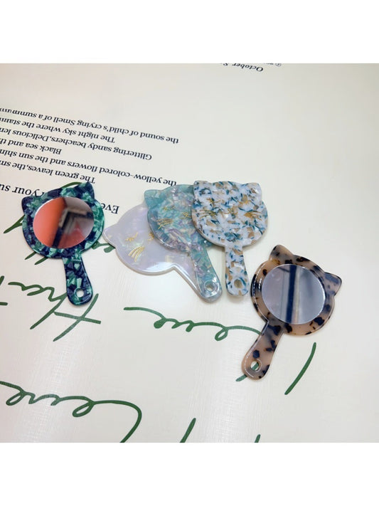 Mirroray - Cute Cat-shaped Hand-held Mirror