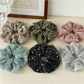 Gifty - High Elastic Textured Sequin Hair Scrunchie