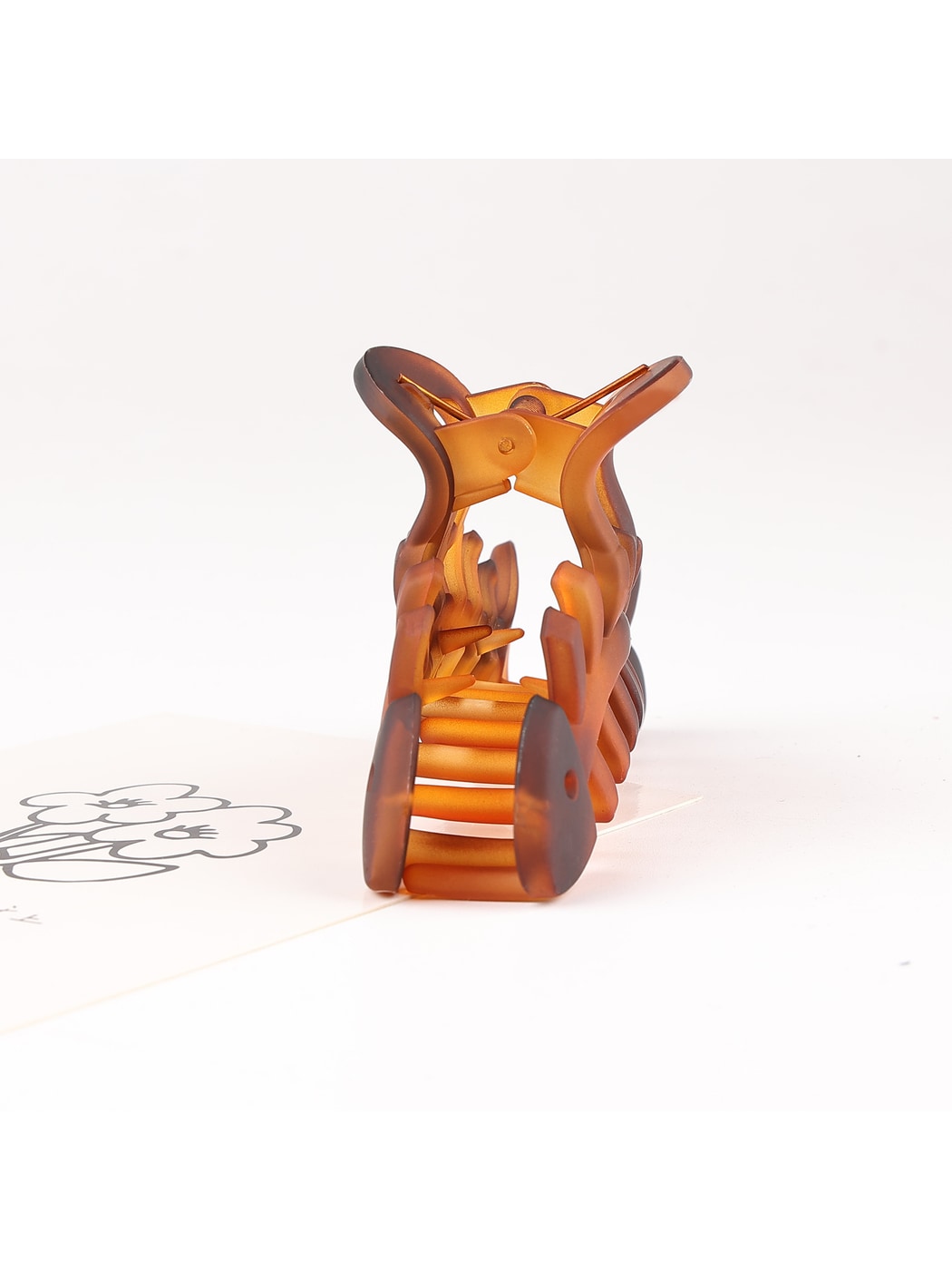 Beau - Animal Motif Plastic Fish Bone Claw Clip