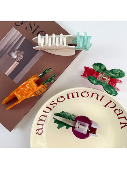 Beau - Vegetable Fruit Shaped Acetate Hair Clip