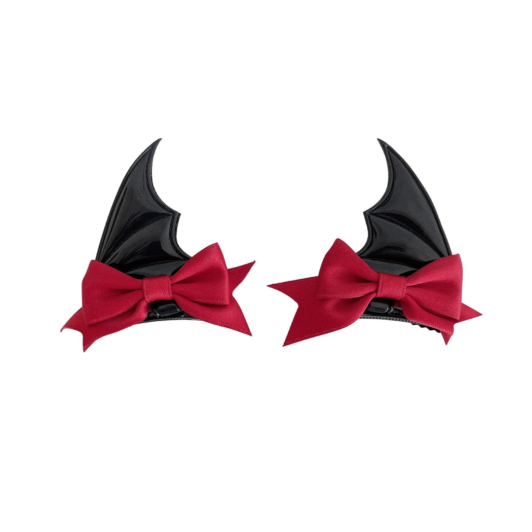 Beau - Dark Style Halloween Antler Hair Clip Set