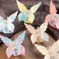 Close-up of Beau butterfly hair claw clip showing gradient colors