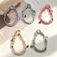 Keypus - Star Detail Woven Phone Strap Alloy Keychain