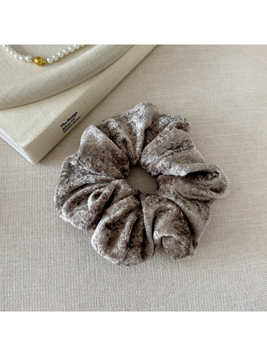 Gifty - Pleated Plush Hair Ring