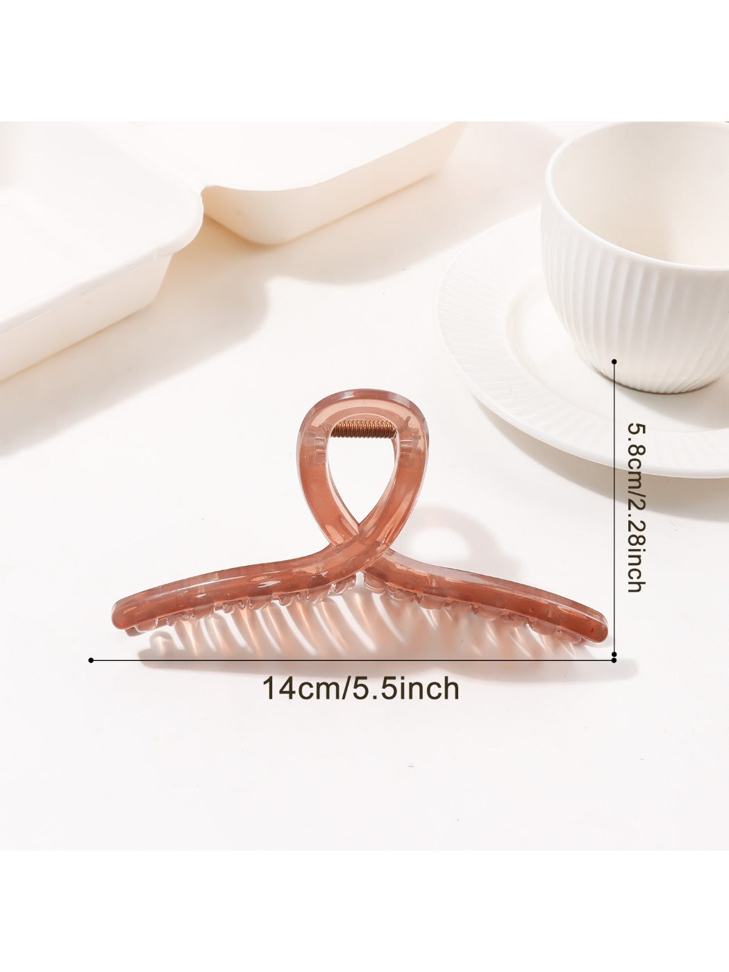 Beau - Clear Large Claw Clip