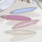 Beau - Rhinestone Acrylic Side Fringe Hair Clip