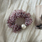 Gifty - Ruffled Leopard Print Sheer Scrunchie