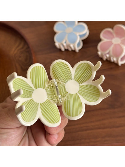 Beau - Colorful Flower Hair Claw Clip