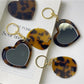 Keypus - Heart Shaped Mirror Comb Keychain