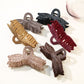 Beau - Vintage Leopard Print Bow Claw Clip