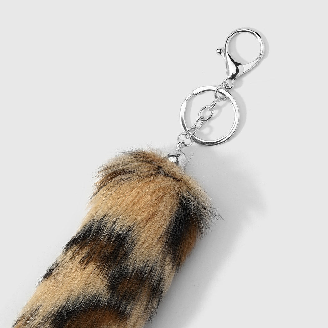 Keypus - Retro Y2K Animal Print Tail Keychain