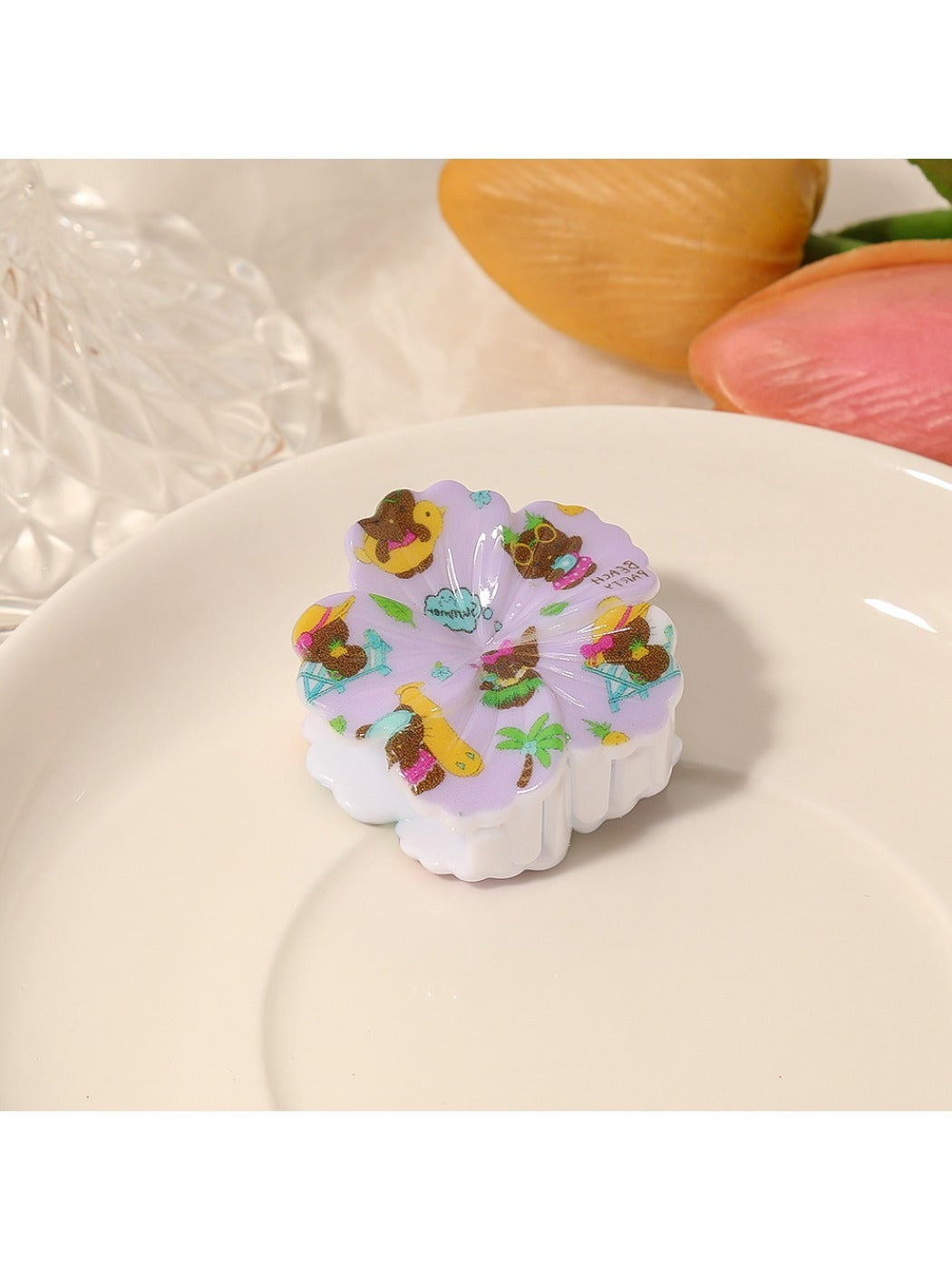 Beau - Cartoon Flower Shaped Hair Clip