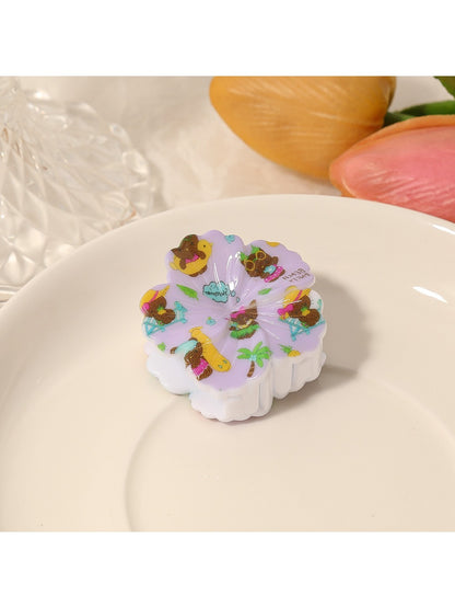 Beau - Cartoon Flower Shaped Hair Clip
