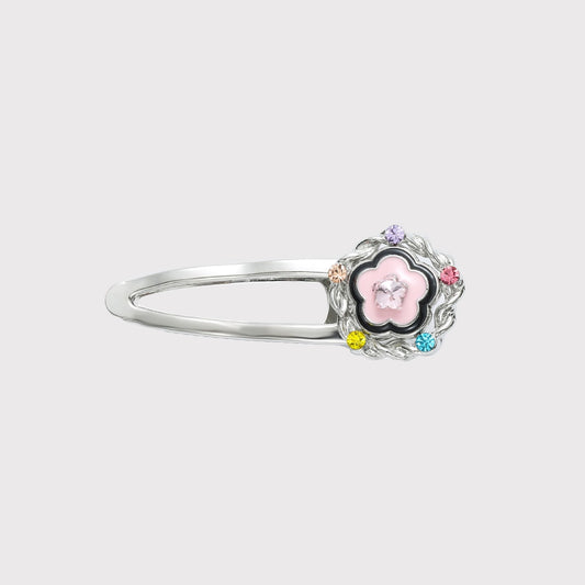 Beau - Sparkly Hollow Flower Shape Hair Clip