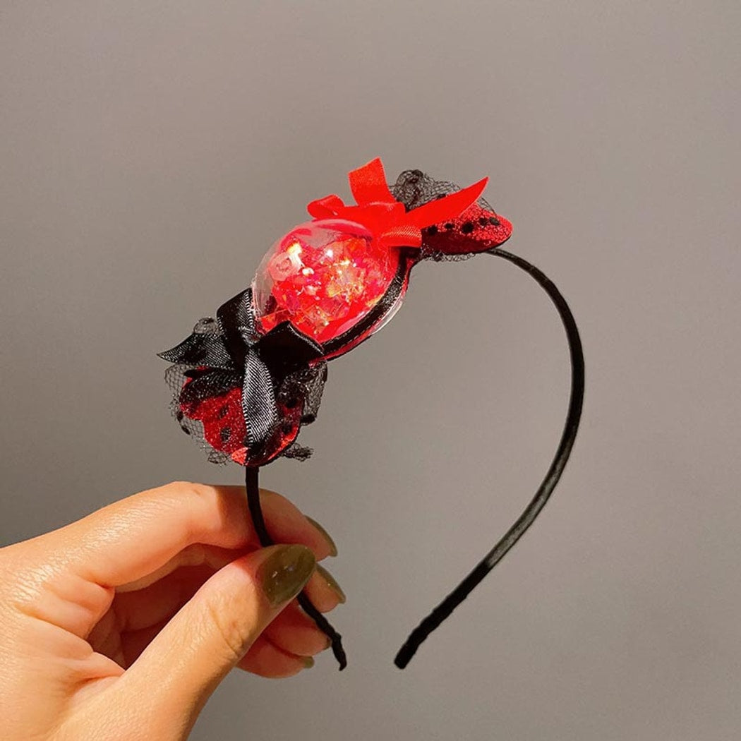 Gifty - Halloween Pumpkin Bow Hat Shaped Headband