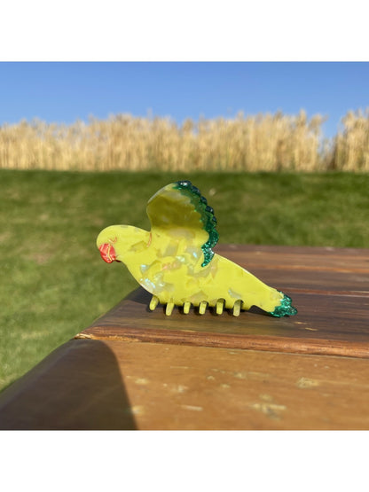 Beau - Bird Acetate Claw Clip