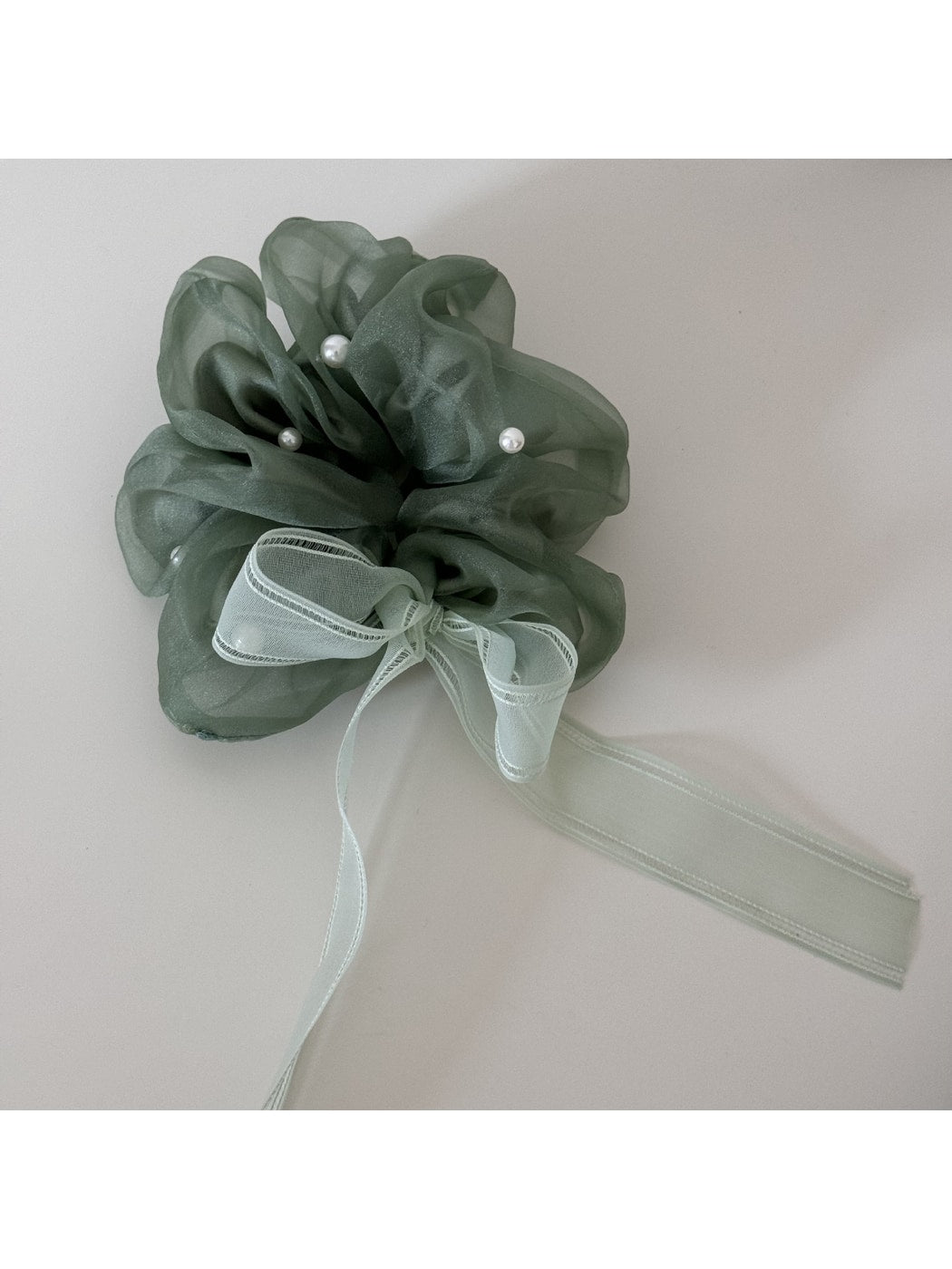 Gifty - Ribbon Bow High Elastic Scrunchie