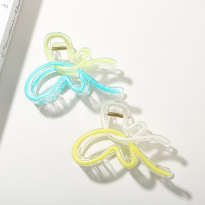 Beau - Sweet Butterfly Gradient Finish Hair Claw Clip