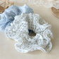 Gifty - Ruffled Polka Dot Polyester Scrunchie