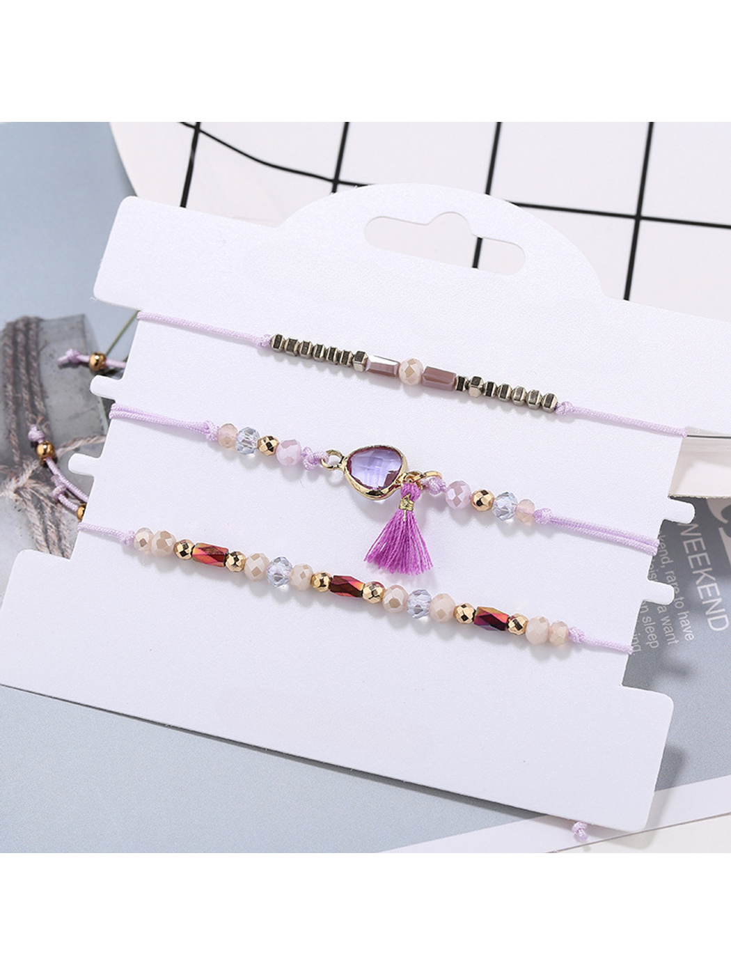 Lovra - Bohemian Beaded Tassel Bracelet Bracelet