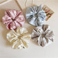 Gifty - Satin Finish Polka Dot Polyester Scrunchie