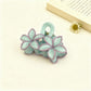 Beau - Double Flower Petal Cutout Claw Hair Clip