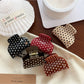 Beau - Simple Polka Dot Half Round Claw Clip