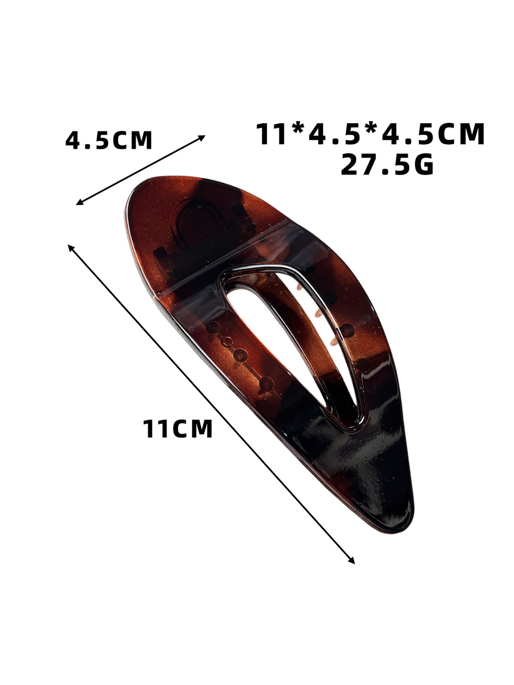 Beau - Large PC Geometric Ring Accent Updo Hair Clip