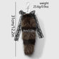 Keypus - Lace Bow Plush Tail Hanging Keychain