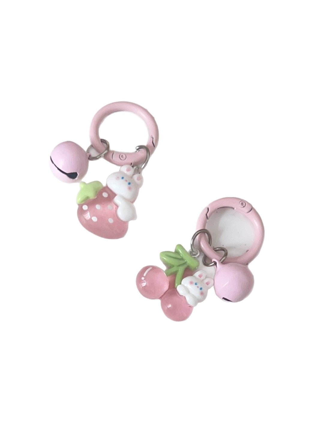 Keypus - Cute Cartoon Rabbit Fruit Bag Charm Keychain